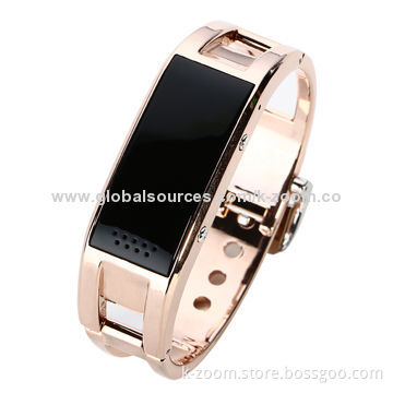 Bluetooth Wristband with Fashionable Design, OLED Screen